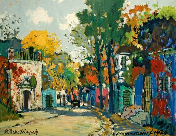 Pippal Hans Robert - Kellergasse in Stammersdorf